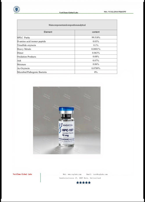 BPC-157 10mg Ansicca Ltd